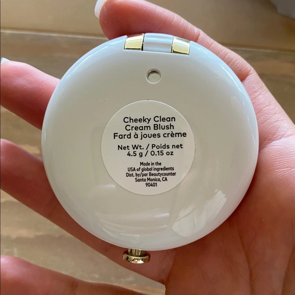 BEAUTYCOUNTER Cheeky Clean Cream Blush Compact In Cider Clean Beauty Cheeks Lips